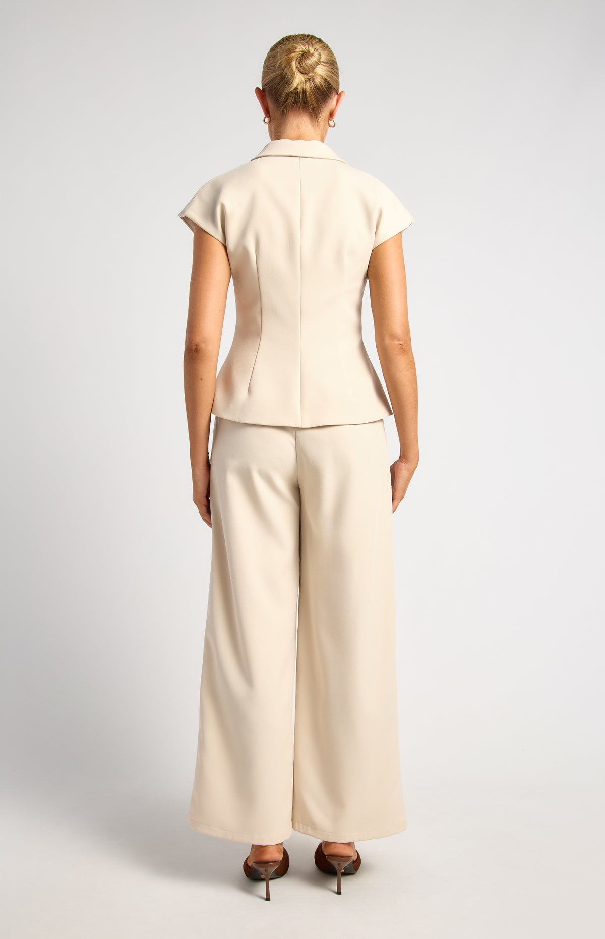 Ambie Top & Pants Set - Oyster