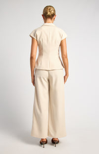 Ambie Top & Pants Set - Oyster