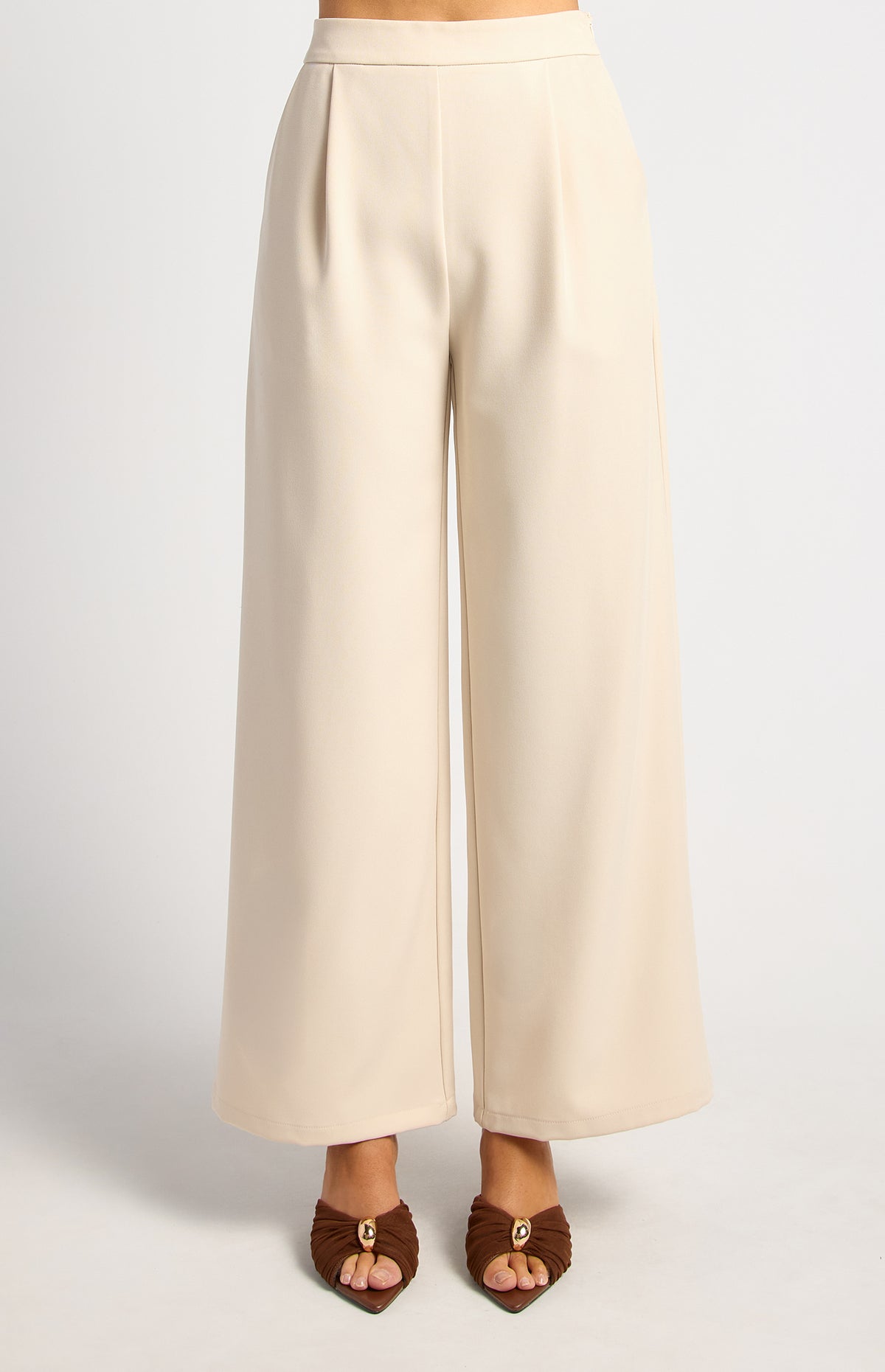 Ambie Top & Pants Set - Oyster