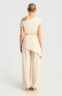 Akira Top & Pants Set - Beige