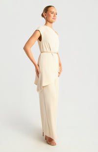 Akira Top & Pants Set - Beige