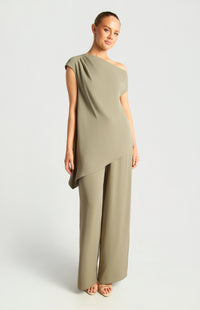 Akira Top & Pants Set - Olive