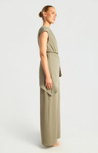 Akira Top & Pants Set - Olive