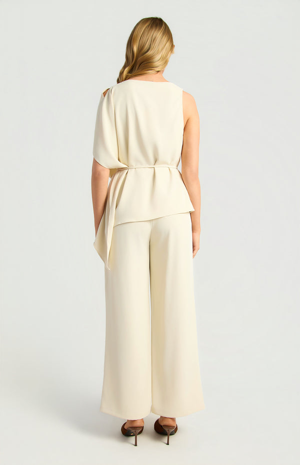 Gena Top & Pants Set - Bone