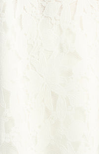 Zaeli Sheer Lace Top & Pants Set - White