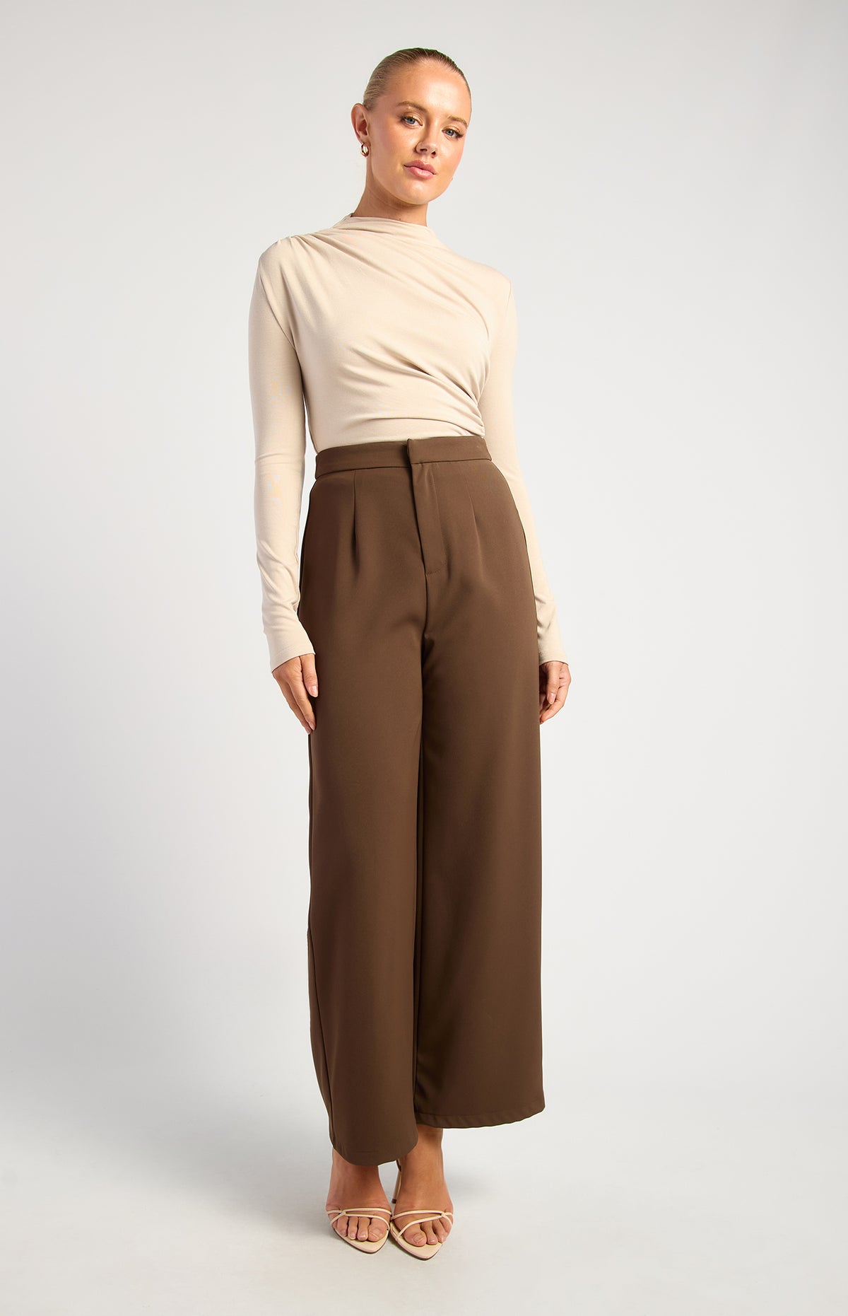 Jagger Long Sleeve Top - Stone