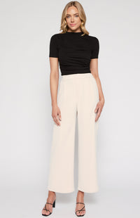 Sara Lee Short Sleeve Top - Black