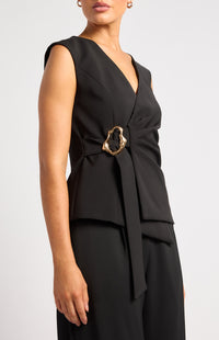 Arella Vest - Black
