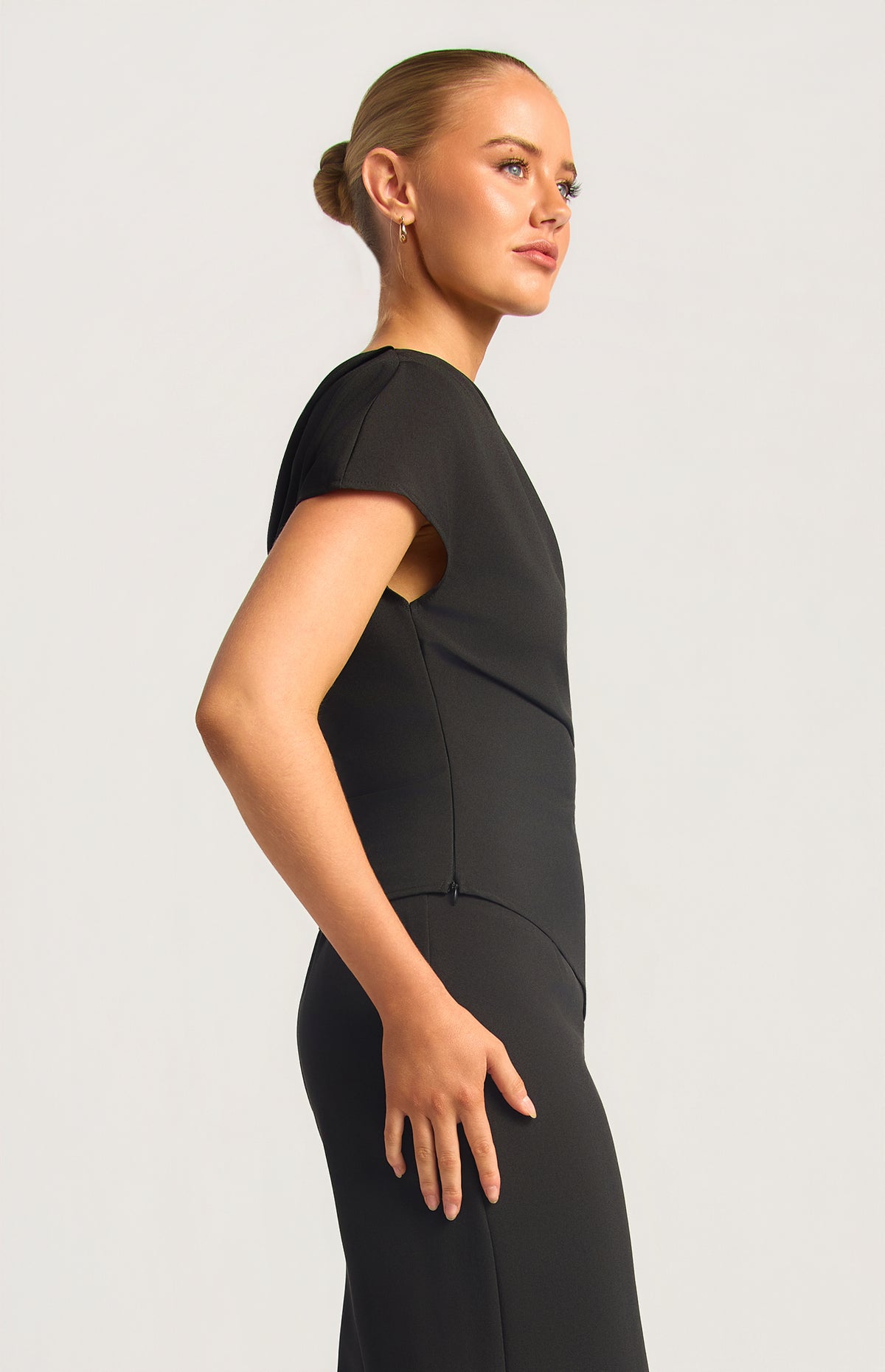 Dennie One-Shoulder Top - Black