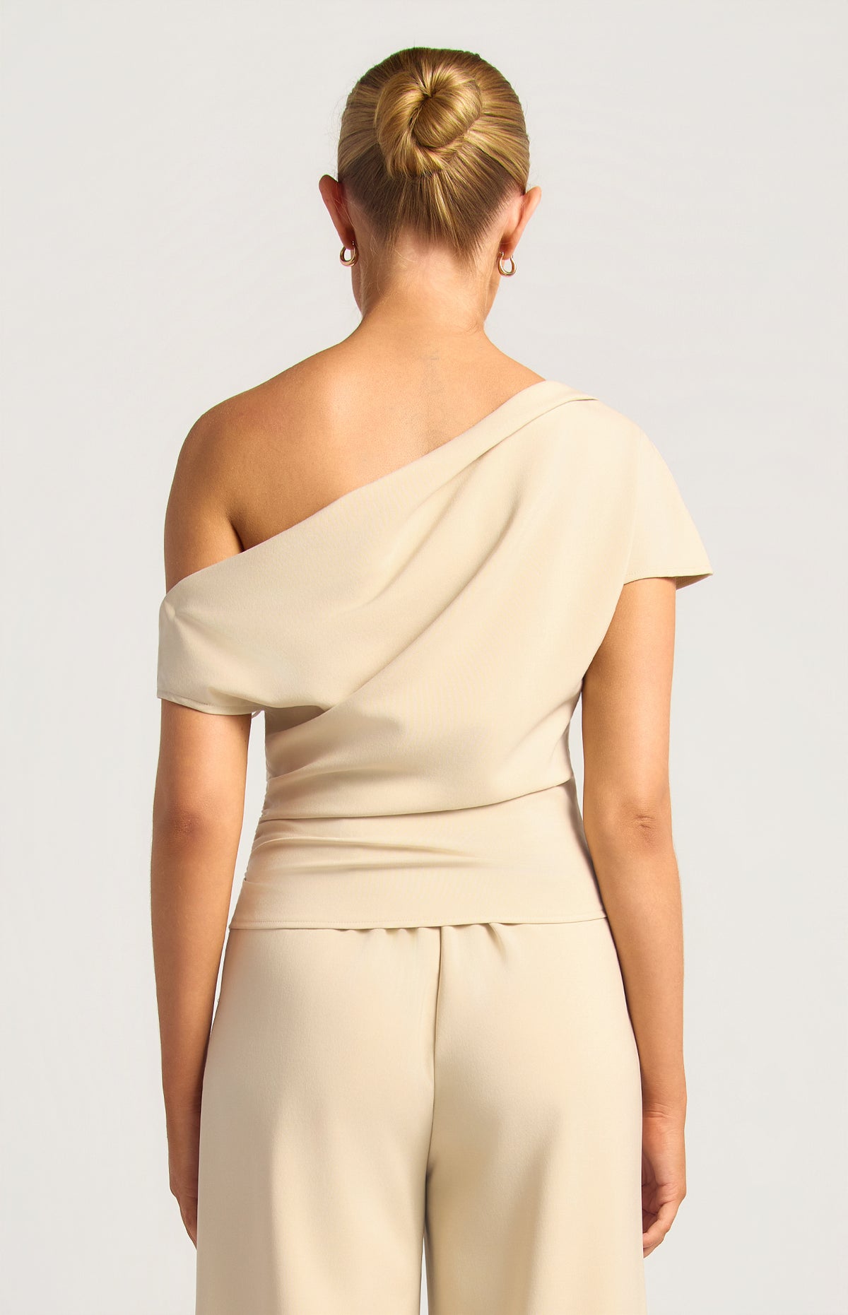 Dennie One-Shoulder Top - Oat