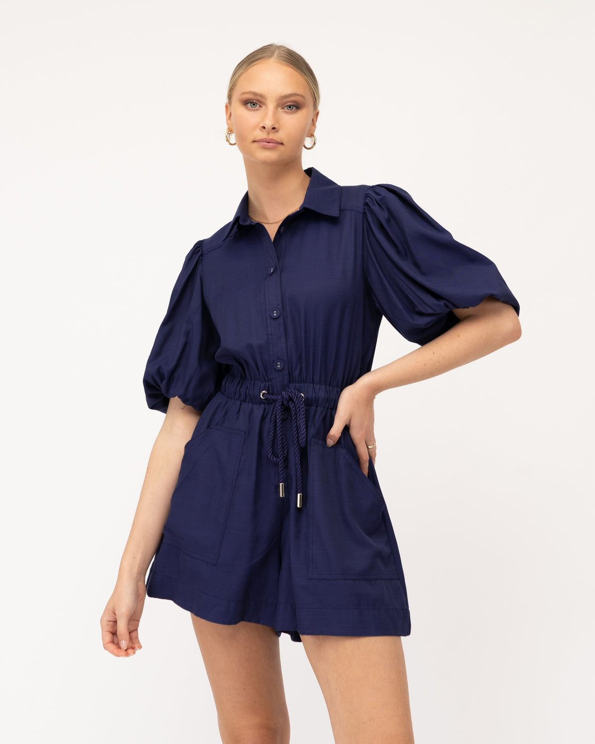 Fiesta Playsuit - Navy