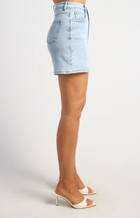 Justin High Waisted Denim Shorts