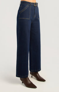 Martinez Patch Pocket Jeans - Denim