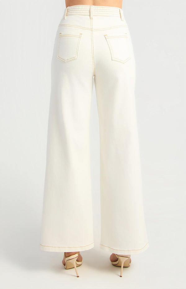 Cambree Denim Jeans - White