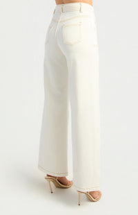 Cambree Denim Jeans - White