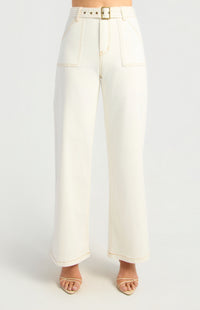 Cambree Denim Jeans - White
