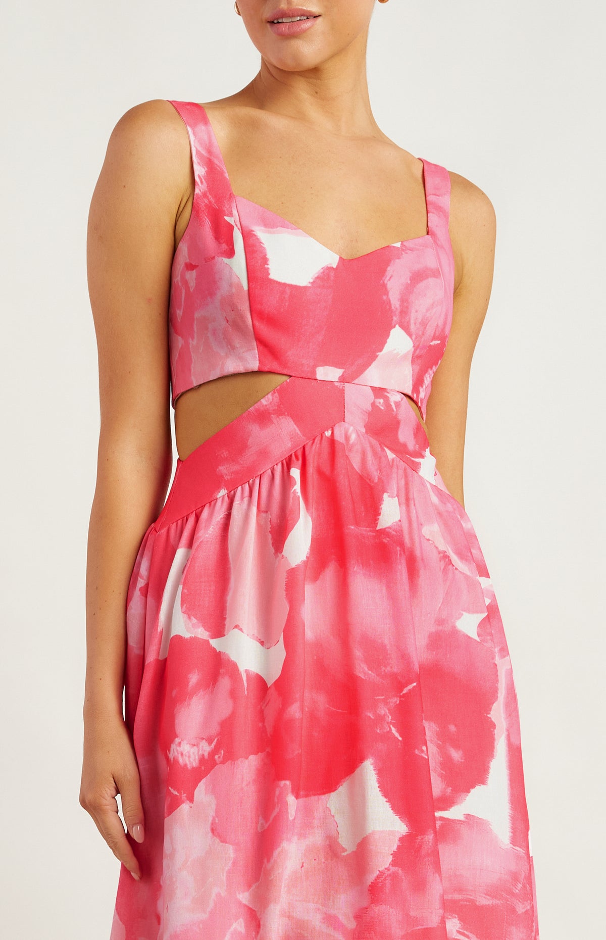 Stratton Midi Dress - Pink