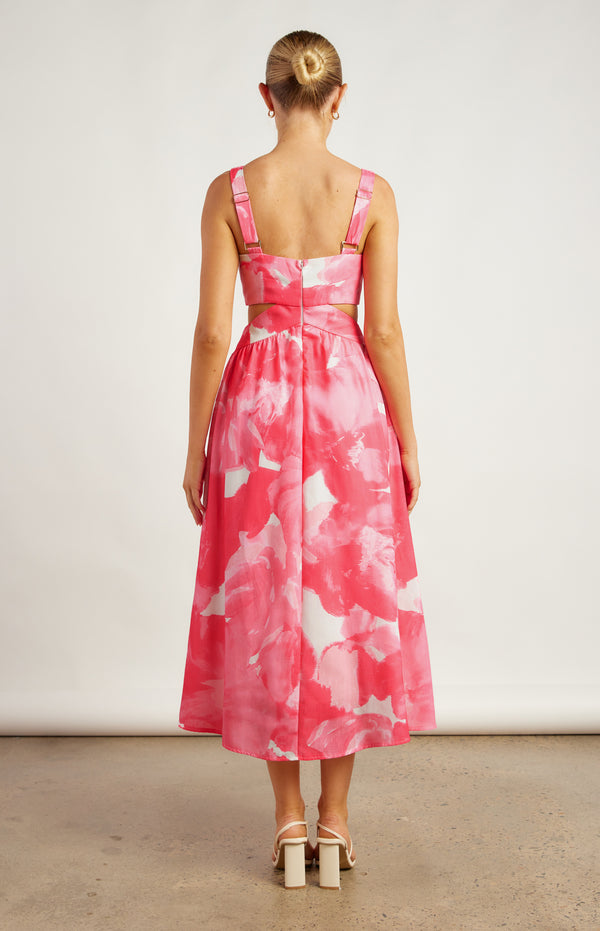 Stratton Midi Dress - Pink