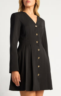 Zana Blazer Dress - Black