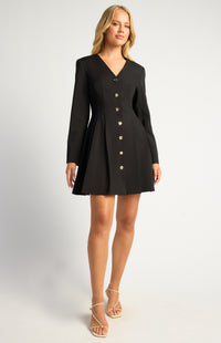 Zana Blazer Dress - Black