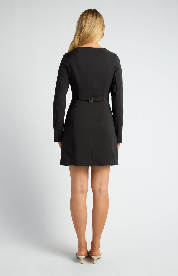 Carrigan Blazer Dress - Black