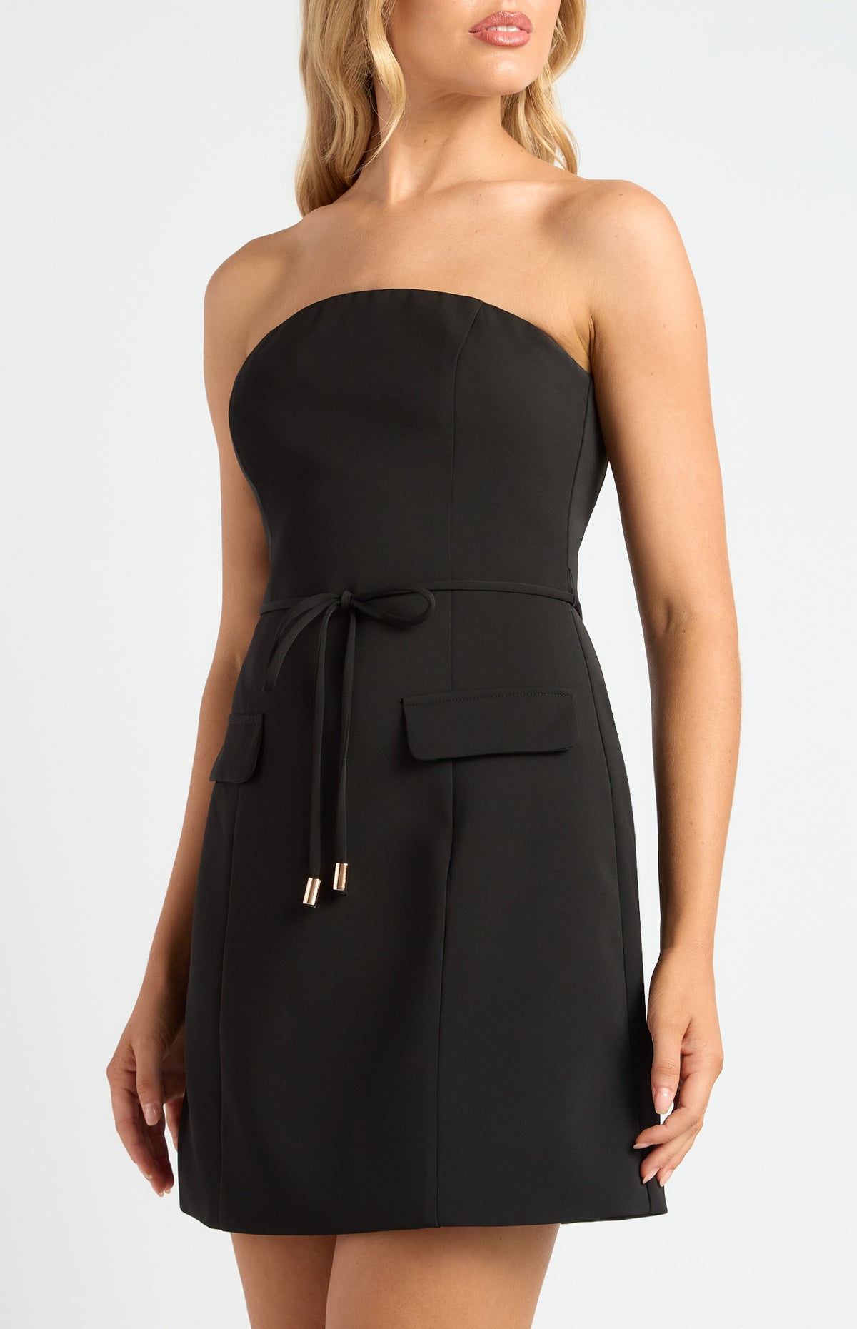 Agatha Mini Dress - Black