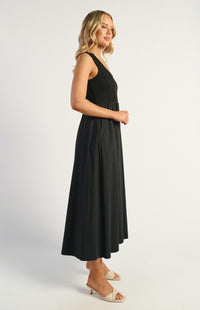 Aluna Maxi Dress - Black
