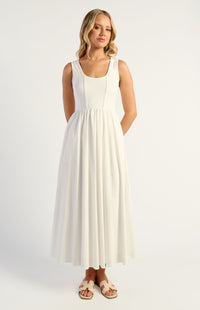 Aluna Maxi Dress - White