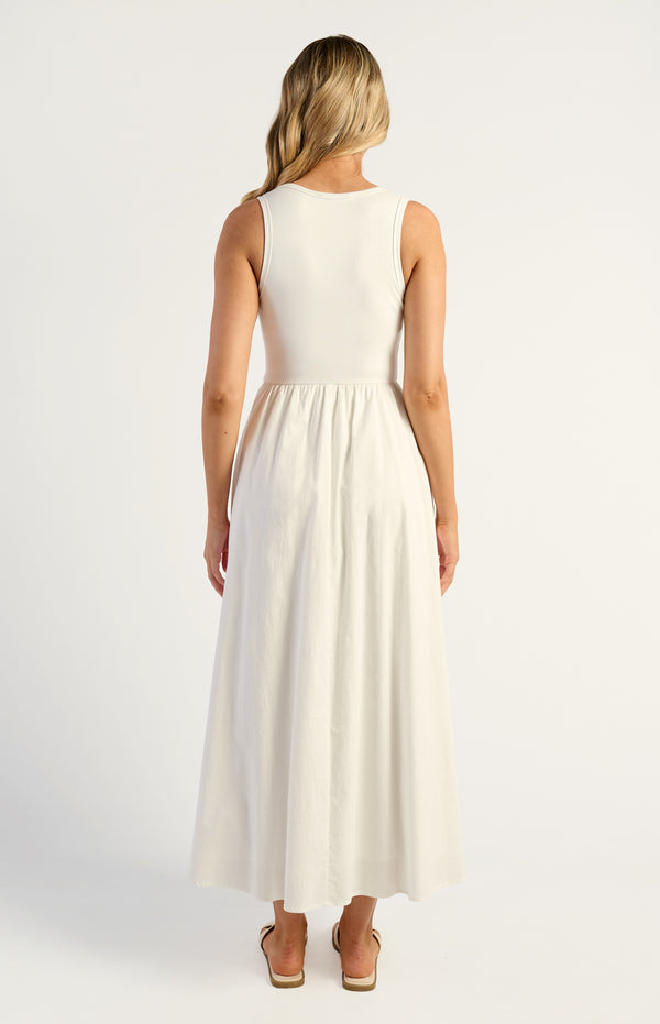 Aluna Maxi Dress - White
