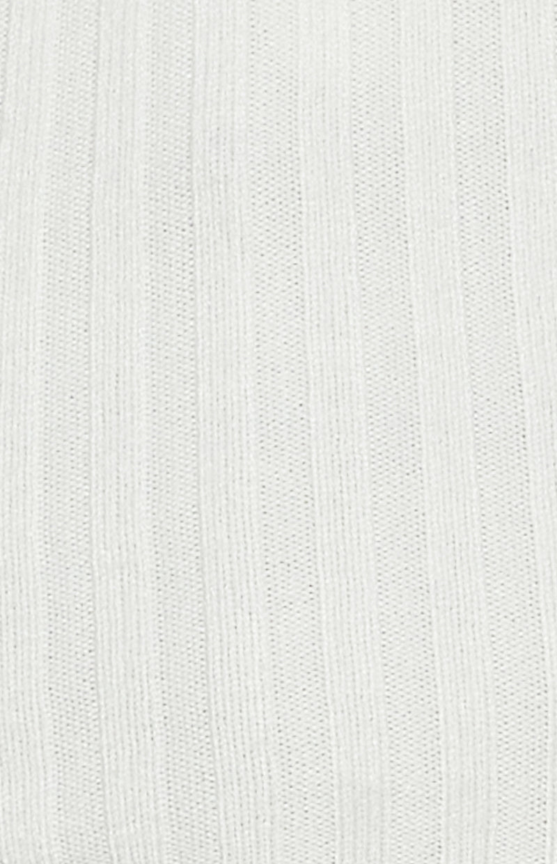 Joella Off Shoulder Long Sleeve Knit Top - White