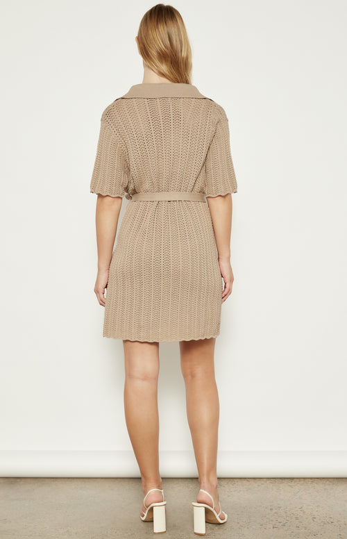 Hampton Knit Dress - Beige