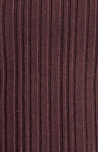 Cobie Long Sleeve Knit Top - Cocoa