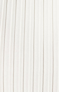 Brandi Top & Skirt Knit Set - White