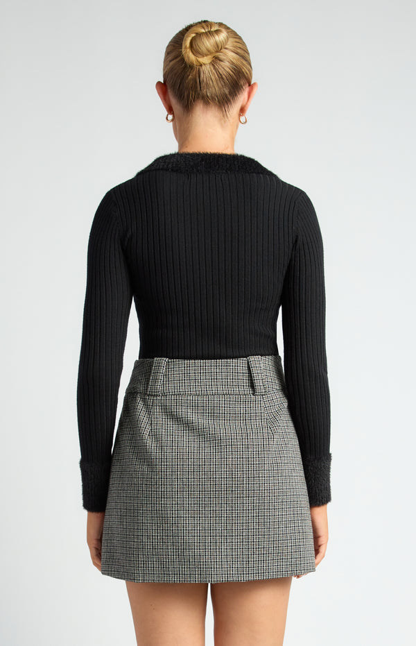 Violetta Knit Top - Black