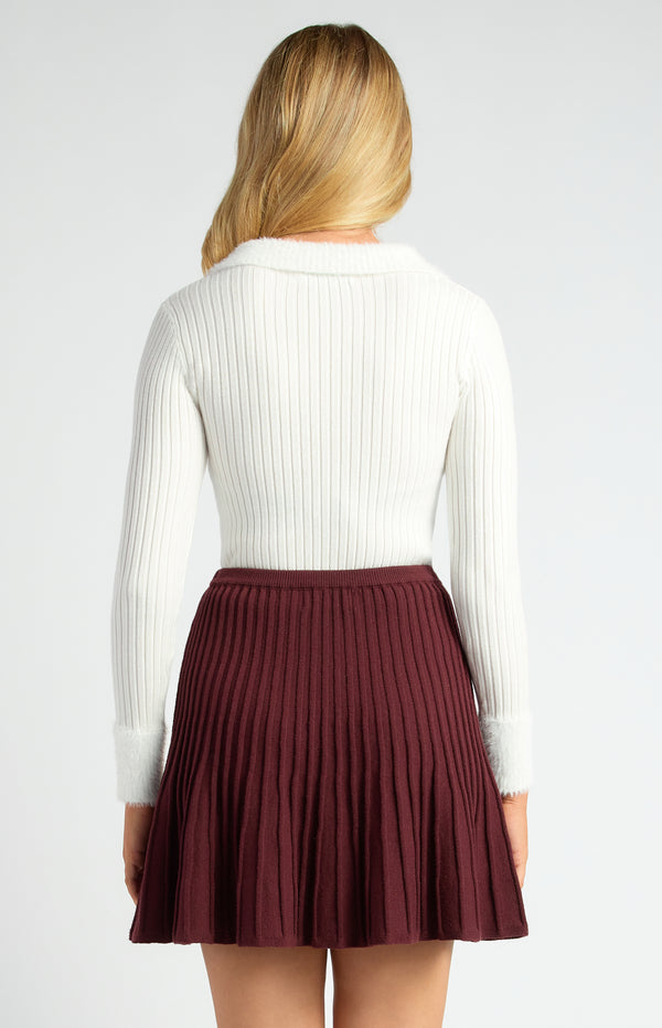 Violetta Knit Top - White