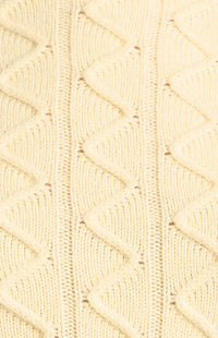 Odile Long Sleeve Knit Top - Lemon