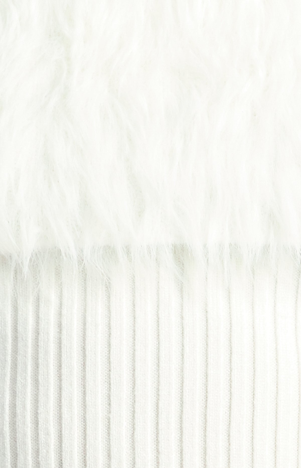 Marzella Off Shoulder Knit Top - White
