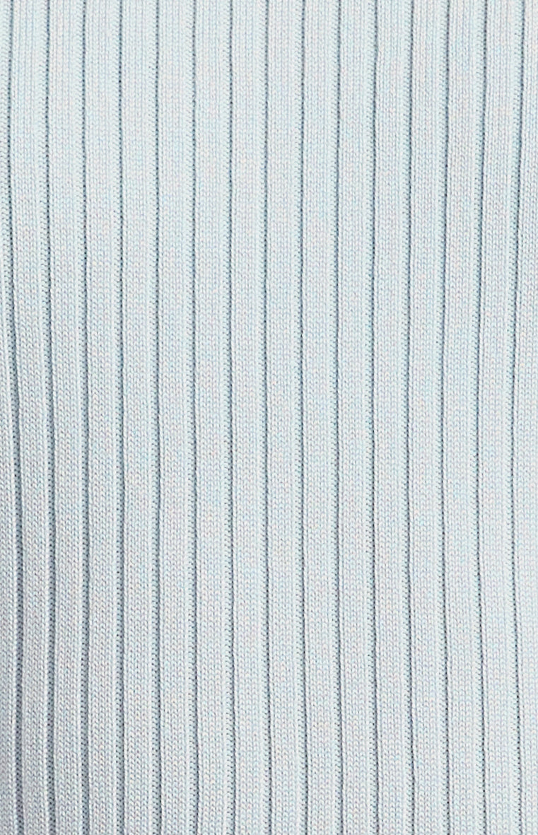 Liah Long Sleeve Top - Pale Blue