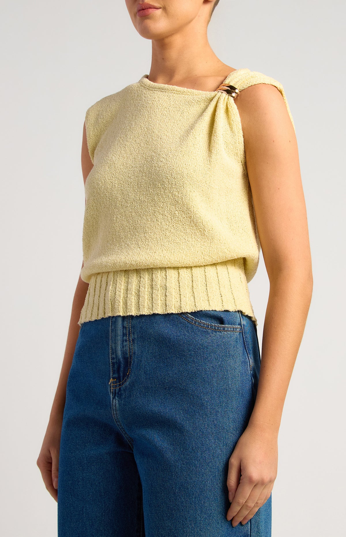 Carla Knit Top - Butter