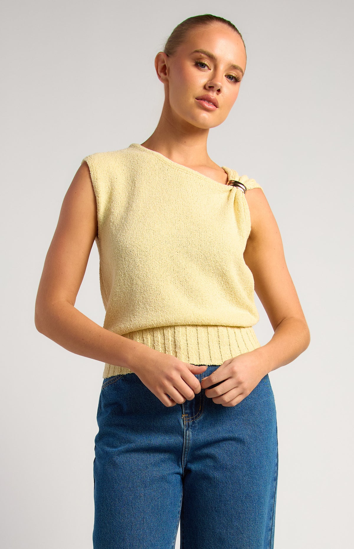 Carla Knit Top - Butter