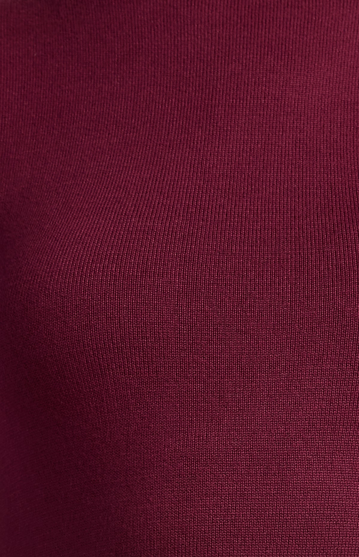 Alissa Cap Sleeve Knit Top - Burgundy
