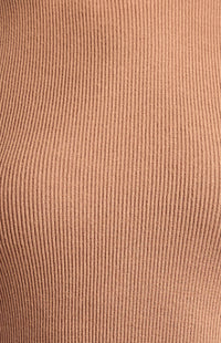 Kelcie Knit Sleeveless Top - Mocha