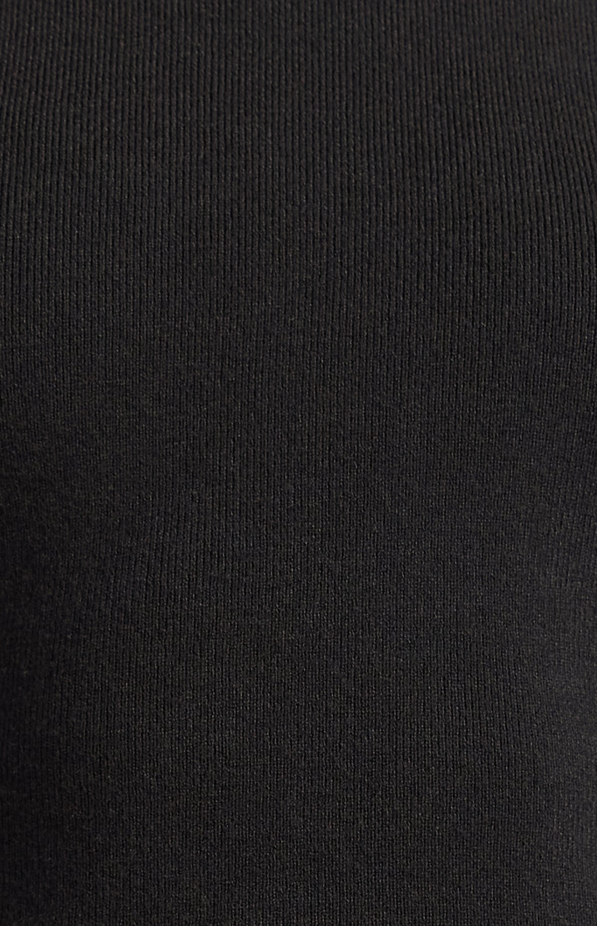 Batwing Sleeve Knit Top - Black