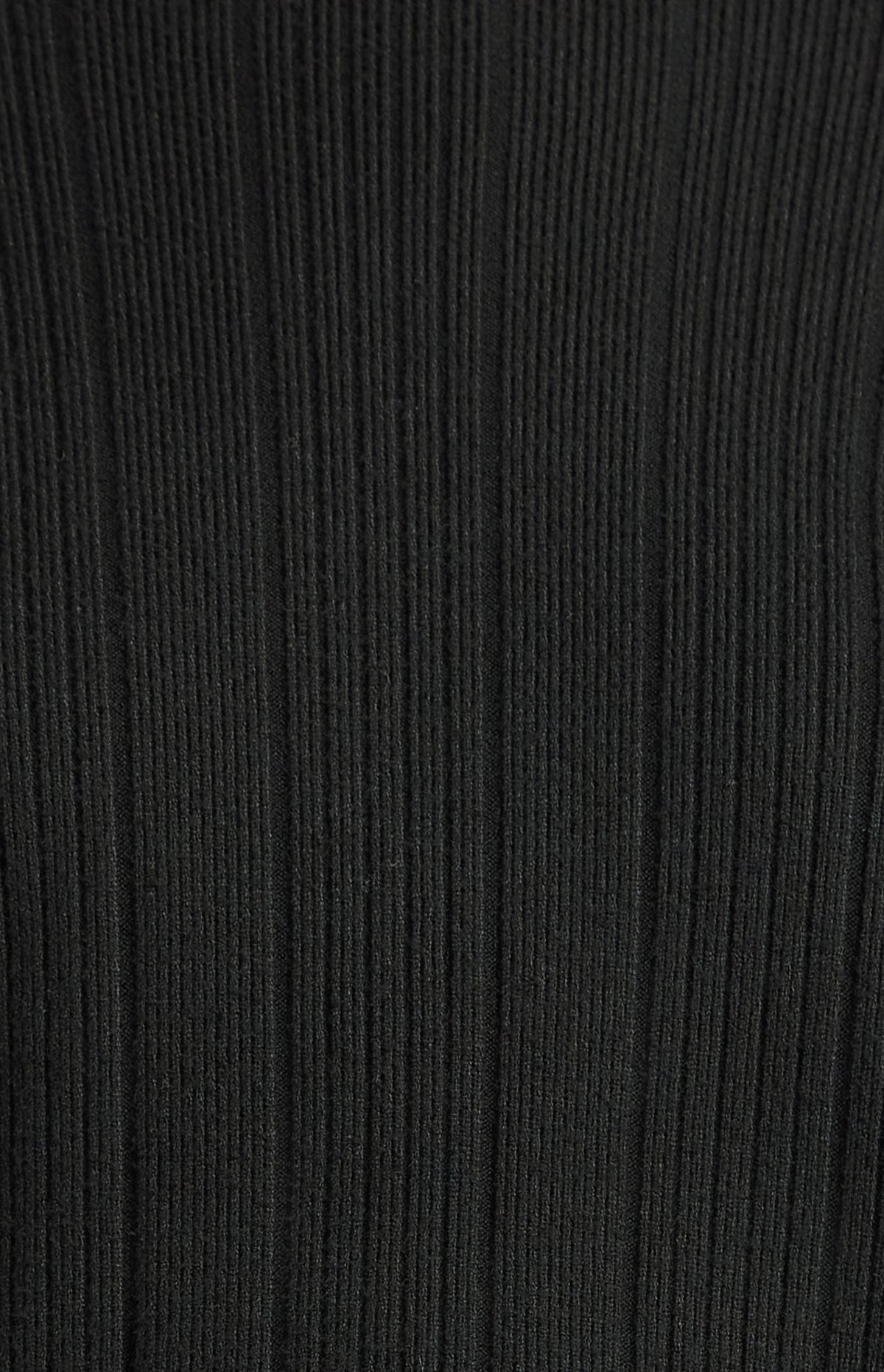 Lilu Long Sleeve Knit Top - Black