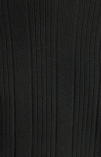 Lilu Long Sleeve Knit Top - Black