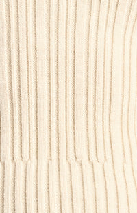 Lucah Top & Maxi Skirt Knit Set - Bone
