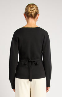 Micaela Knit Top - Black