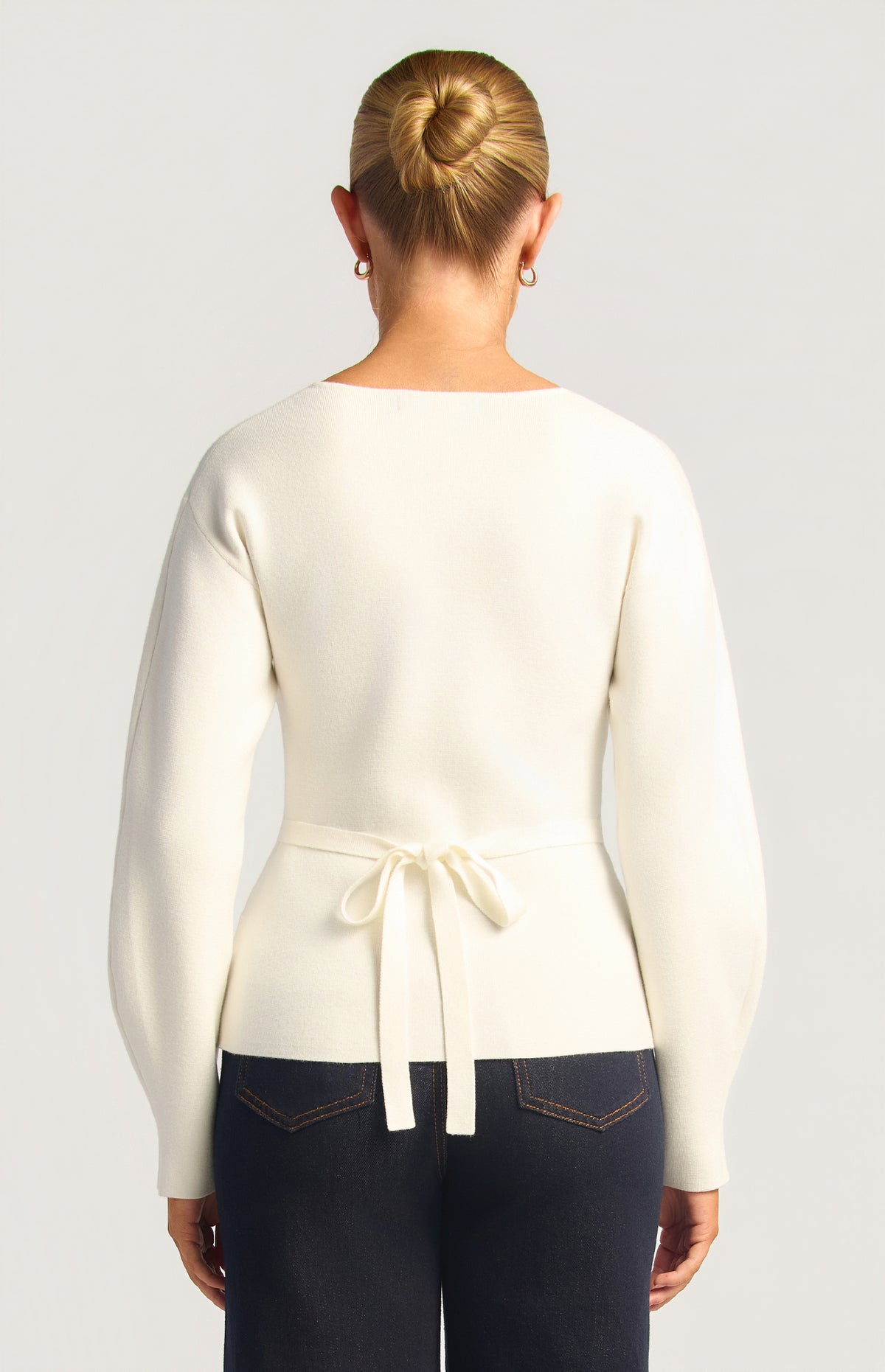 Micaela Knit Top - White