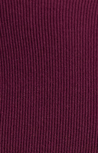 Kavali Long Sleeve Knit Top - Merlot