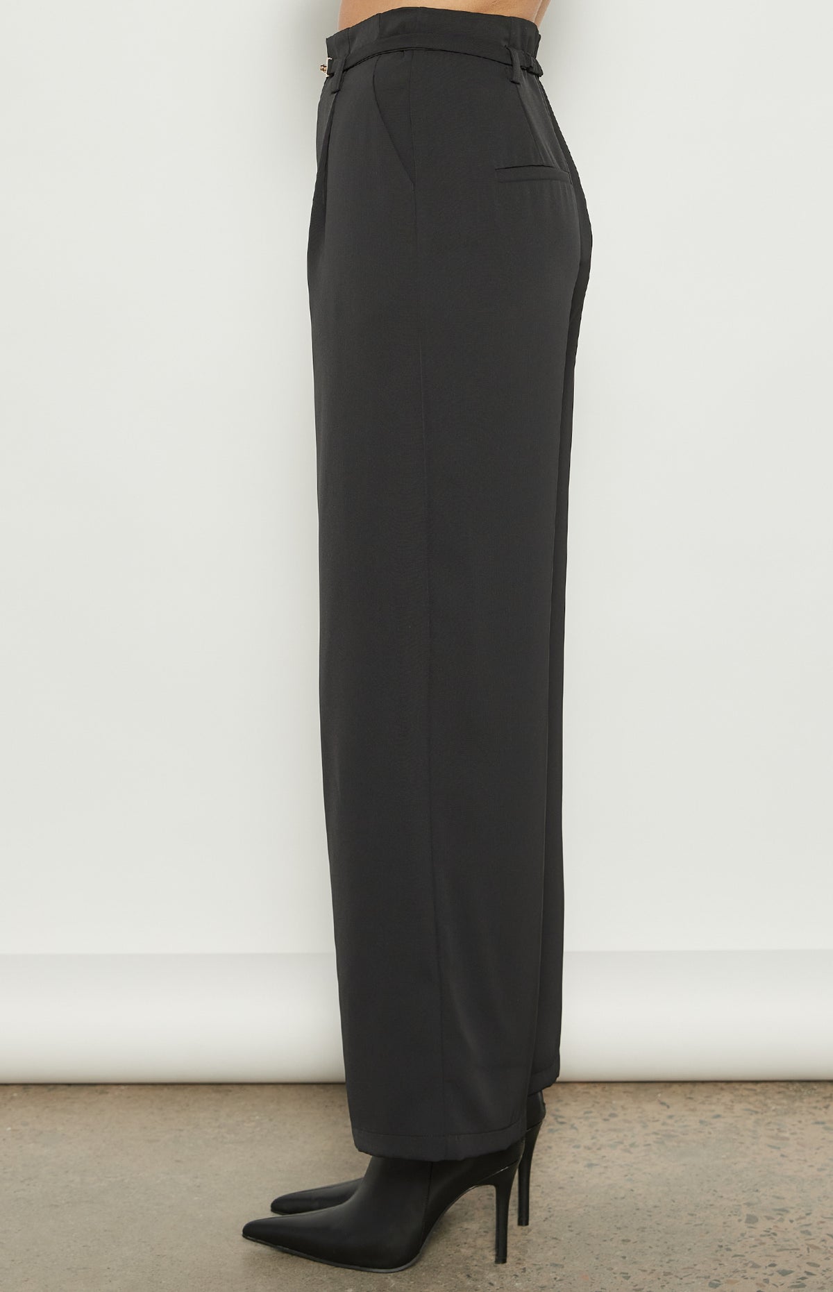 Bradley Wide Leg Pants - Black